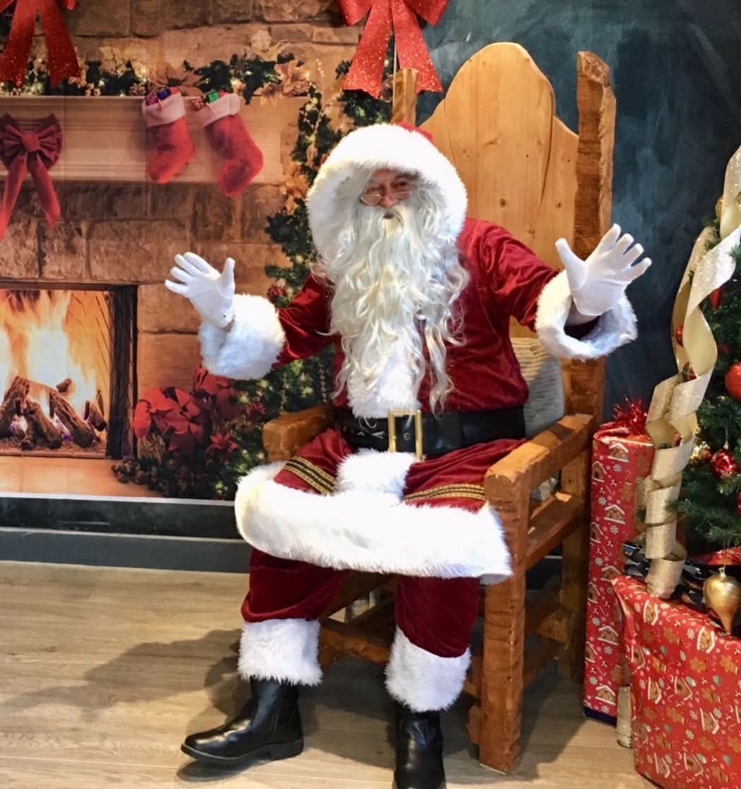 Santa in his grotto at The Murmur
